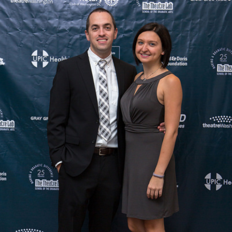 We clean up pretty well for a couple of DC yuppies.