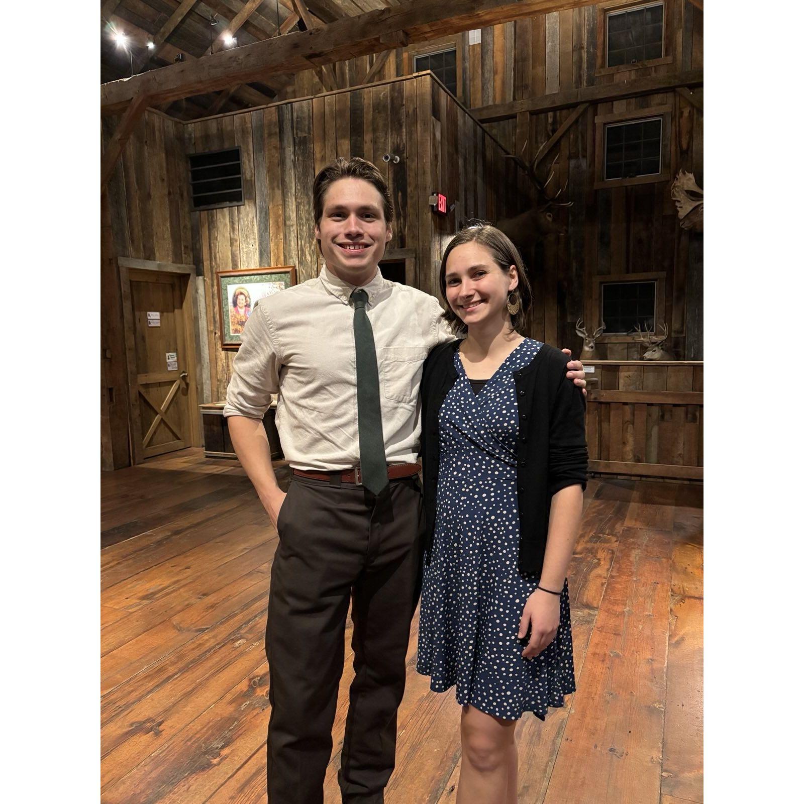 first Classy Dance together, shortly after we started dating!
