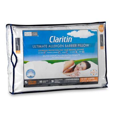 Claritin® Ultimate Allergen Barrier Clearloft™ Embossed Standard/Queen Side Sleeper Pillow