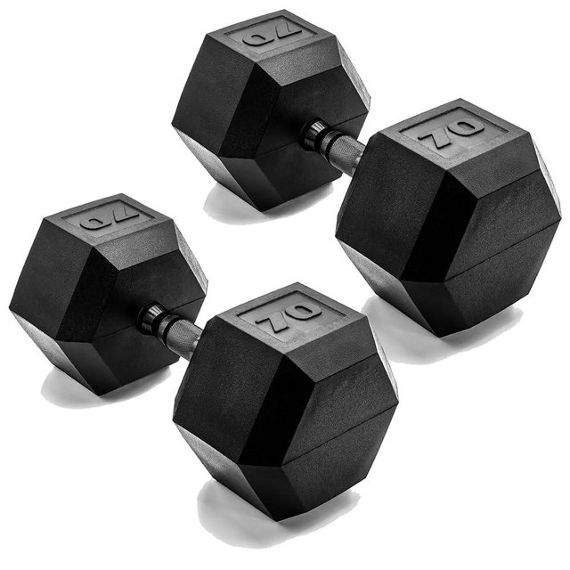 CAP Barbell Coated Dumbbell Weight | Multiple Options Pairs & Sets