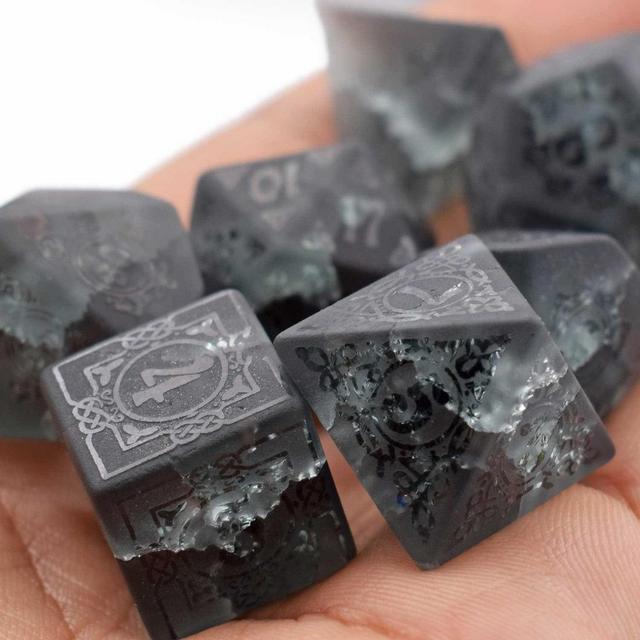 1 FULL set of Gemstone DnD Dice Set-for...