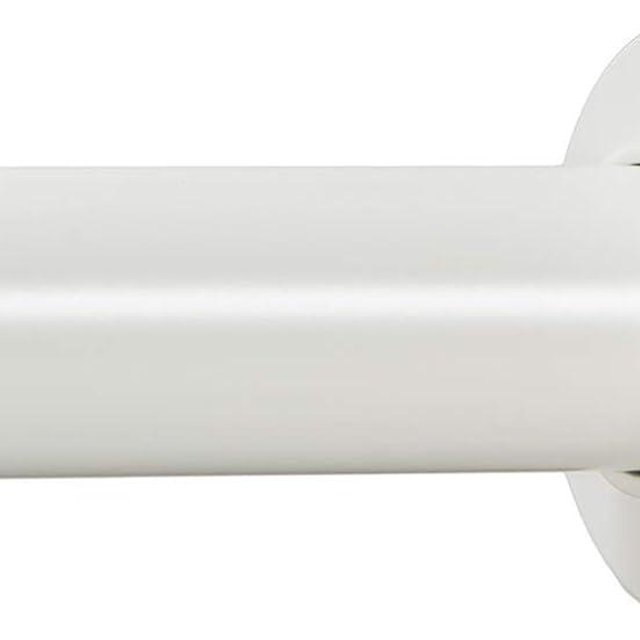 Ivilon Tension Curtain Rod - Spring Tension Rod for Windows or Shower, 24 to 36 Inch. Ivory