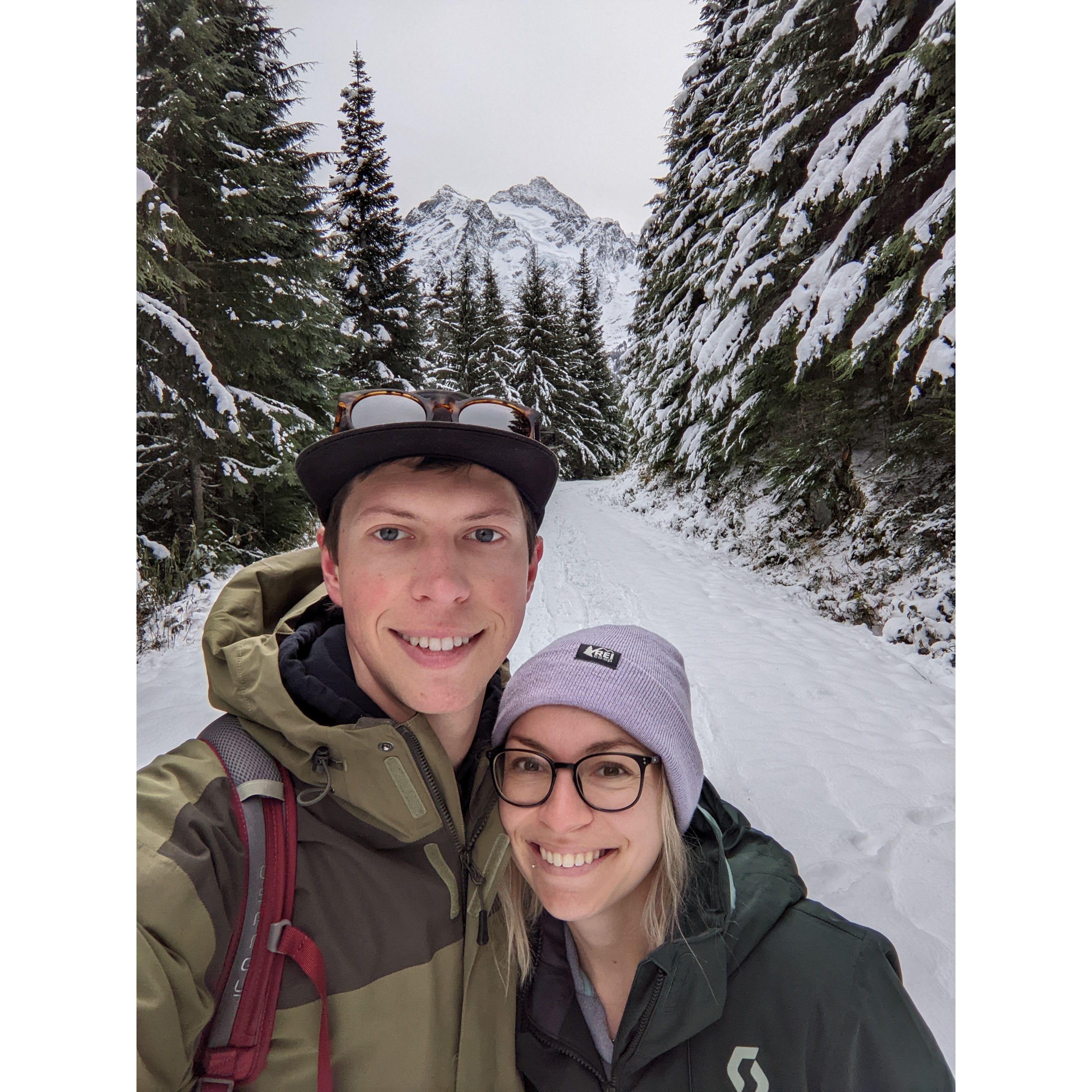 Snowshoeing