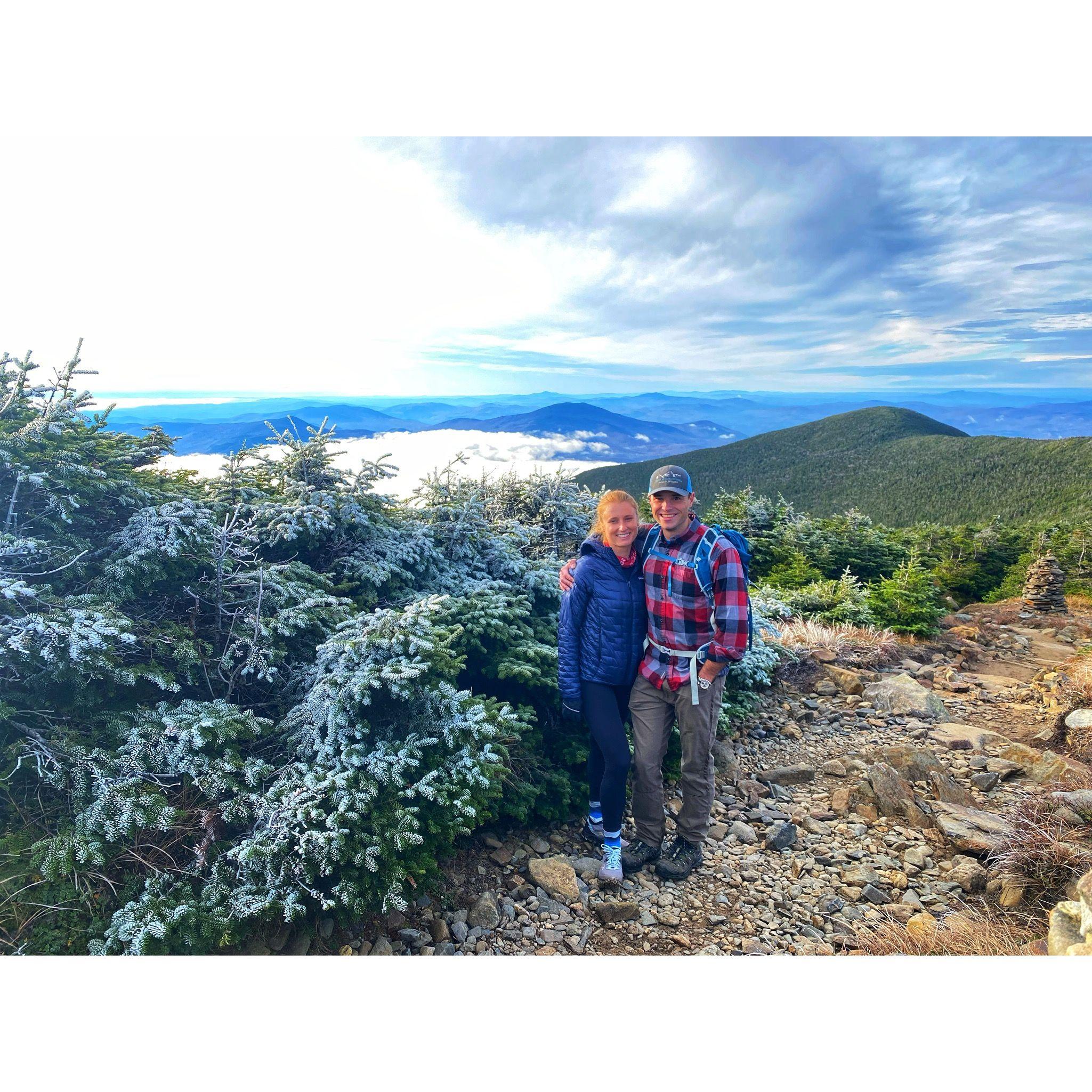 Fall frost on Moosilauke