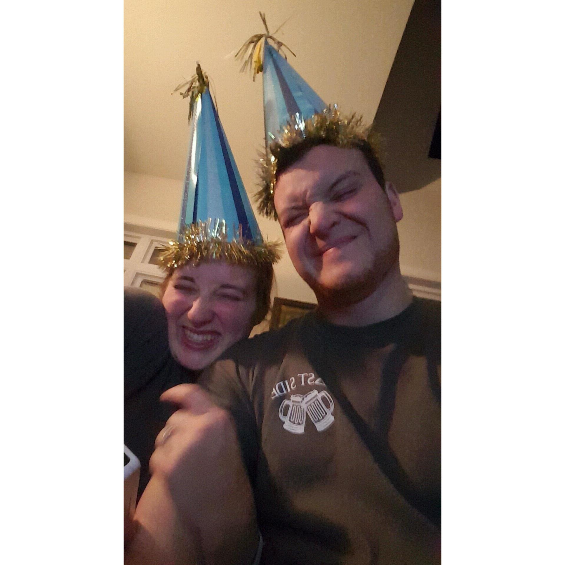 Our first New Years together in 2017