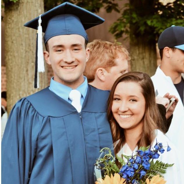 Our high school graduation.