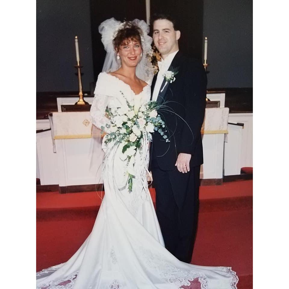 Joe and Michelle at their wedding!