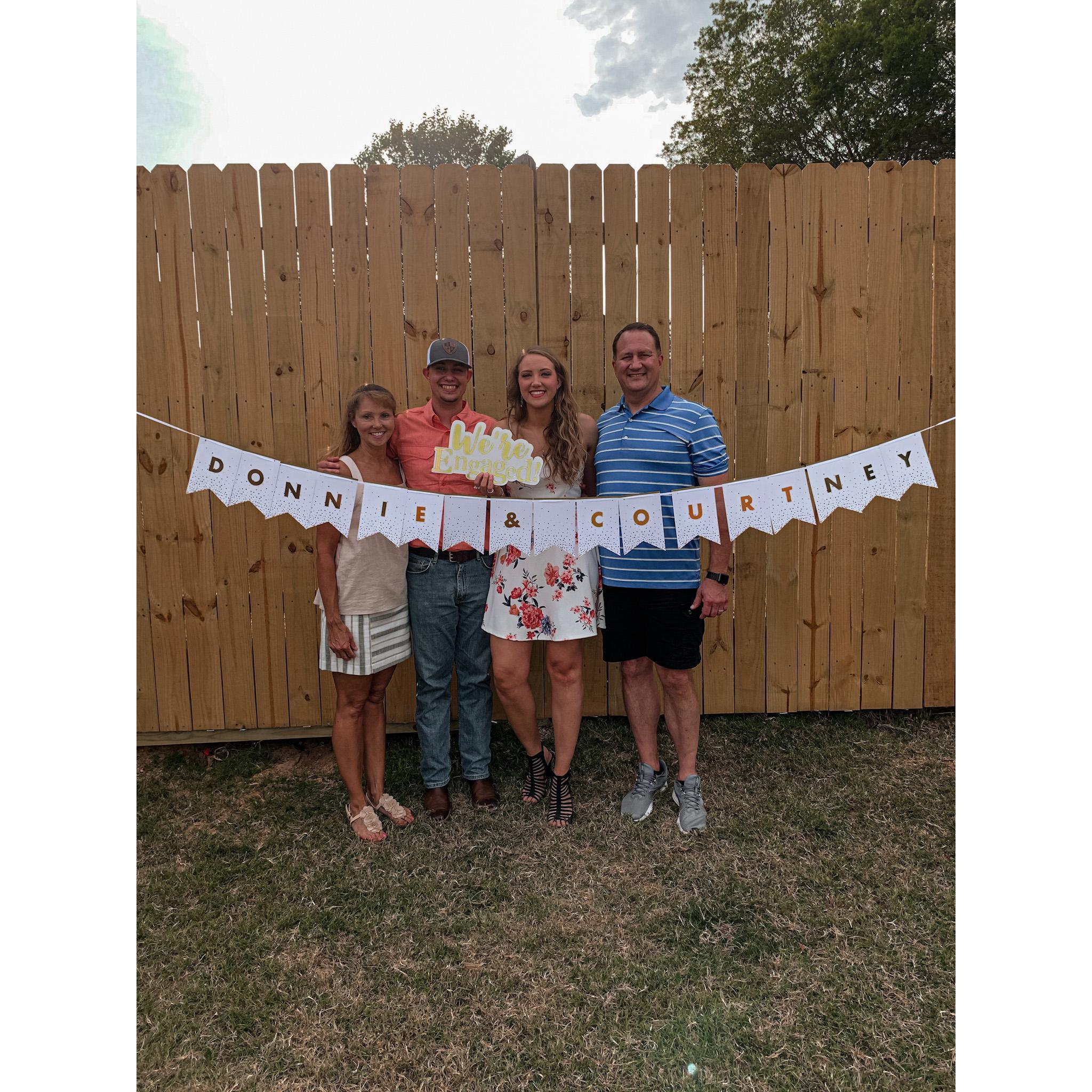 Our engagement day!