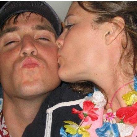 Amanda's Birthday party our second summer together.