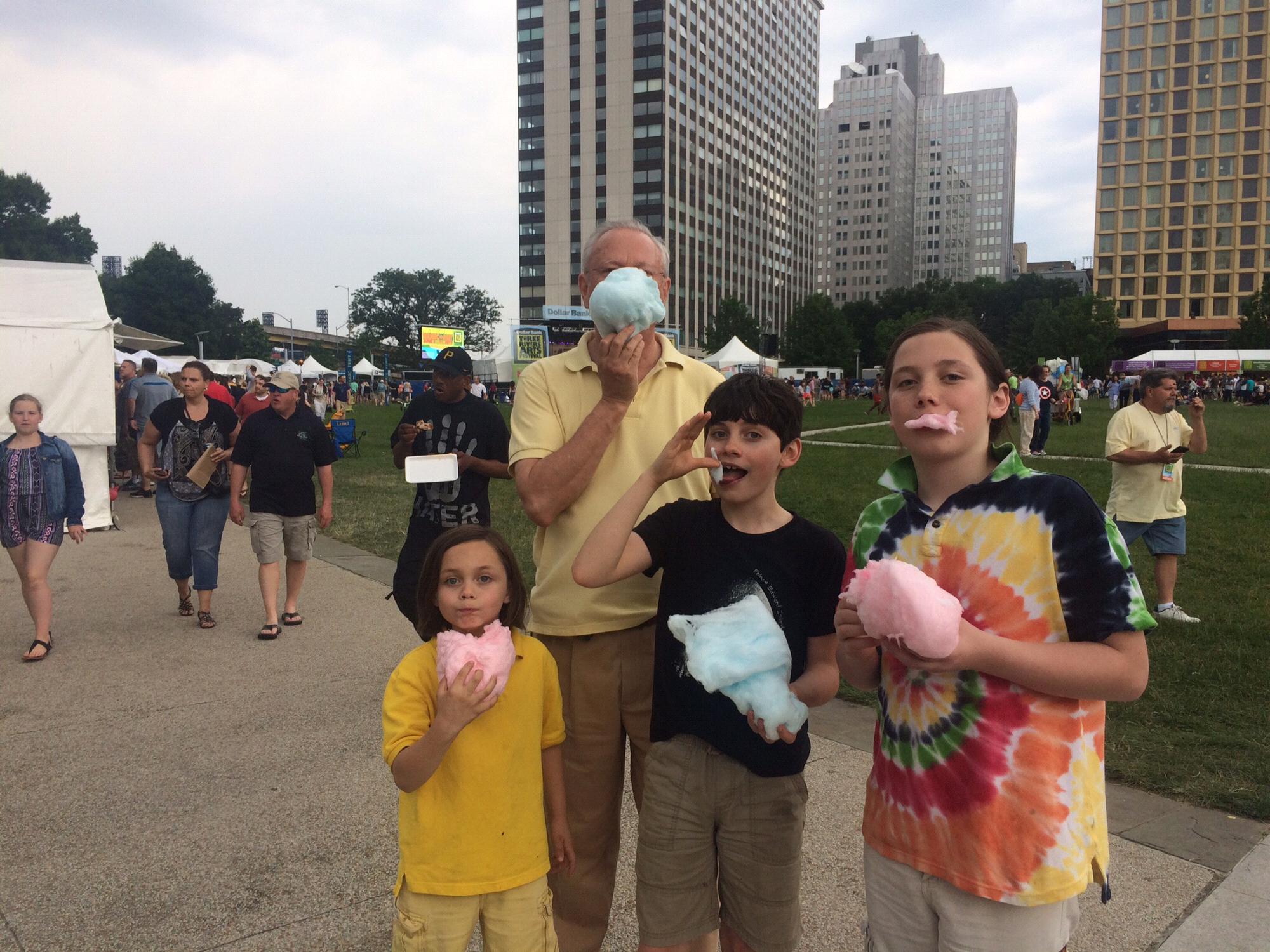 My guys at the Pittsburgh Arts Festival