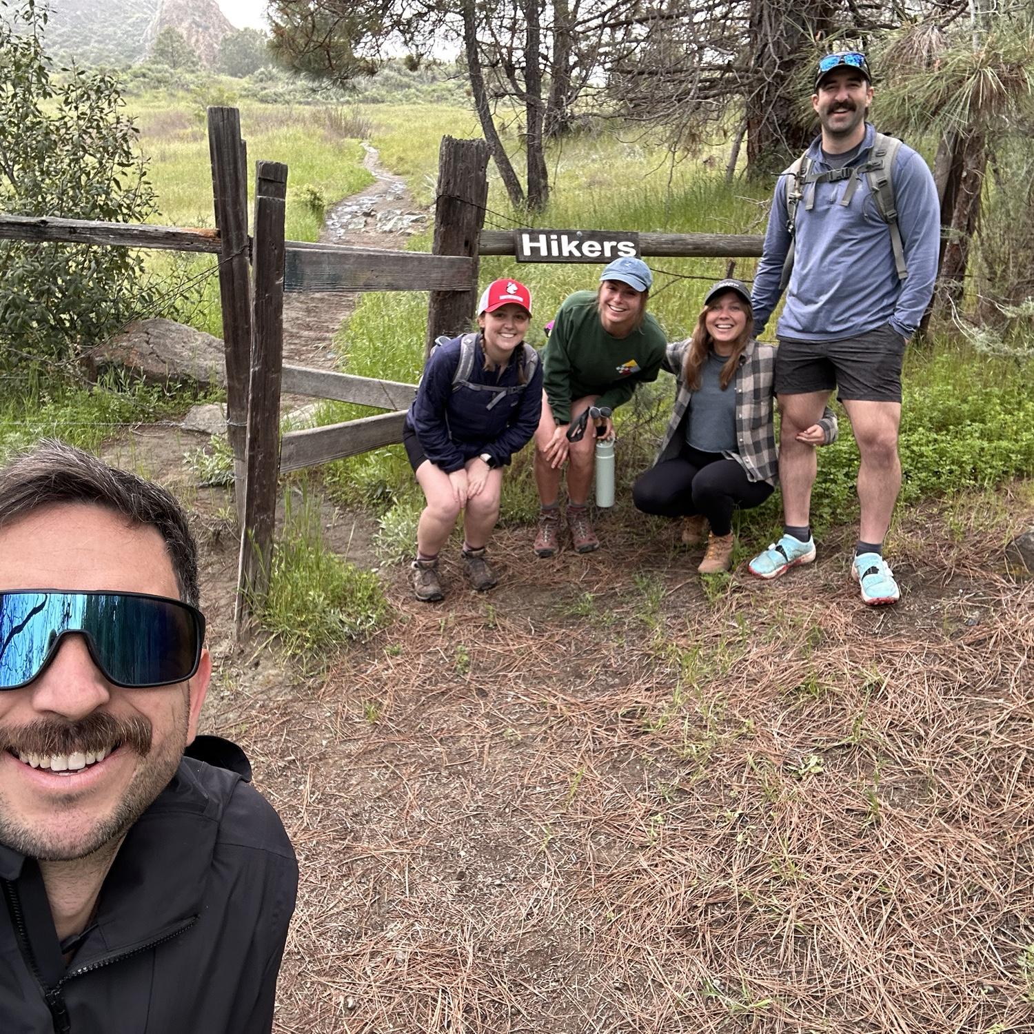 April 2024 ~ Annual Grass Mountain hike with Dave, Kelsey, and Abbott