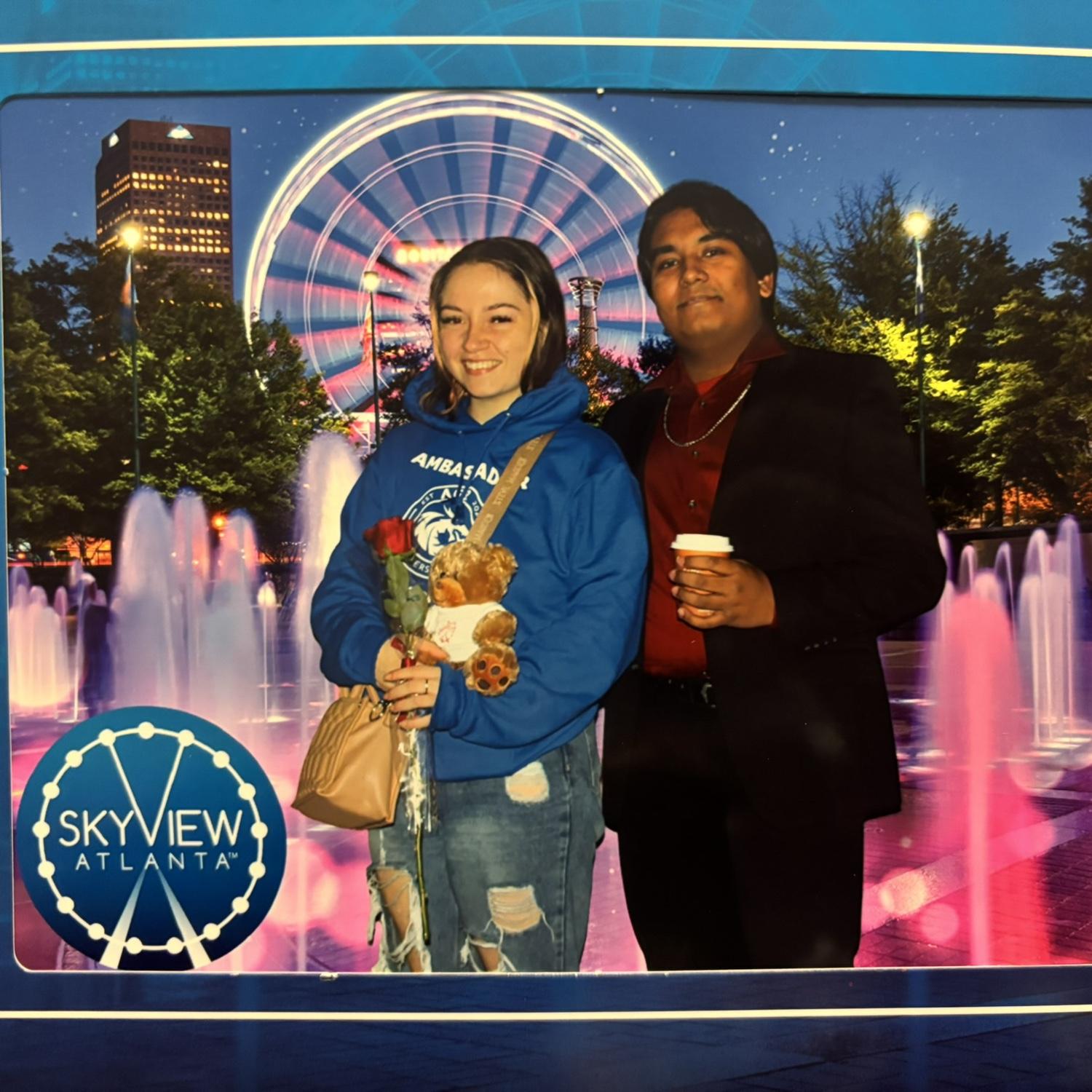 11/24/2024 - Saadat proposes to Anastasia at the top of the Skyview. This was the same spot he took her to on the night he asked her to be his girlfriend a year-and-a-half prior.