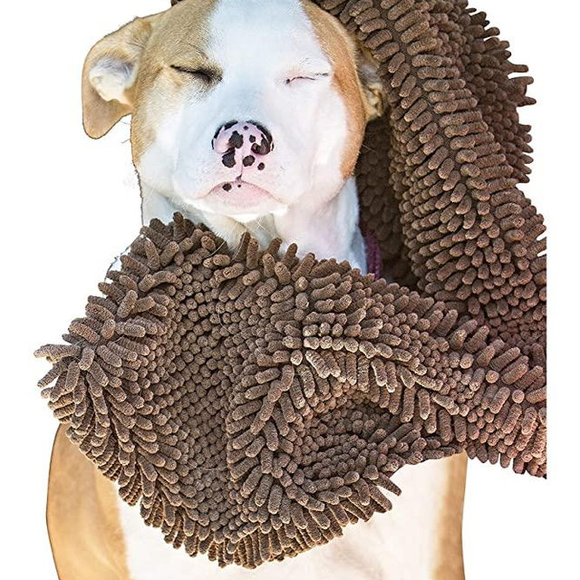 Soggy Doggy Super Shammy Absorbent Quick Drying Machine Washable Hand Pocket Clean Dog Towel