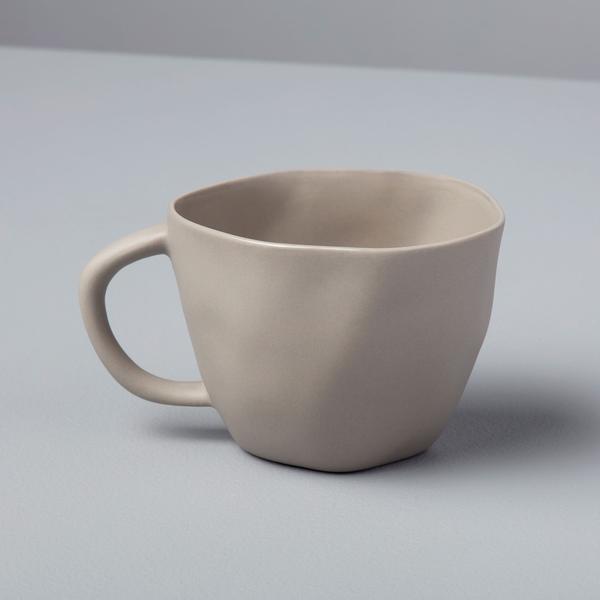 Tam Stoneware Cappuccino Cup, Pearl