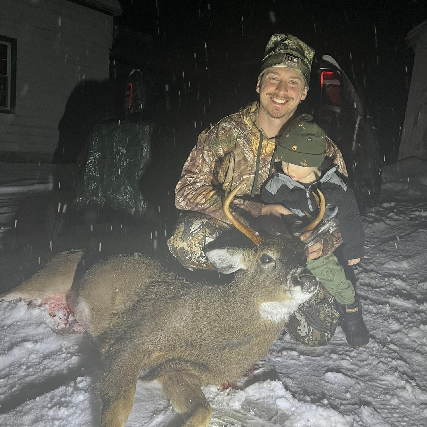 Hunter got a buck!