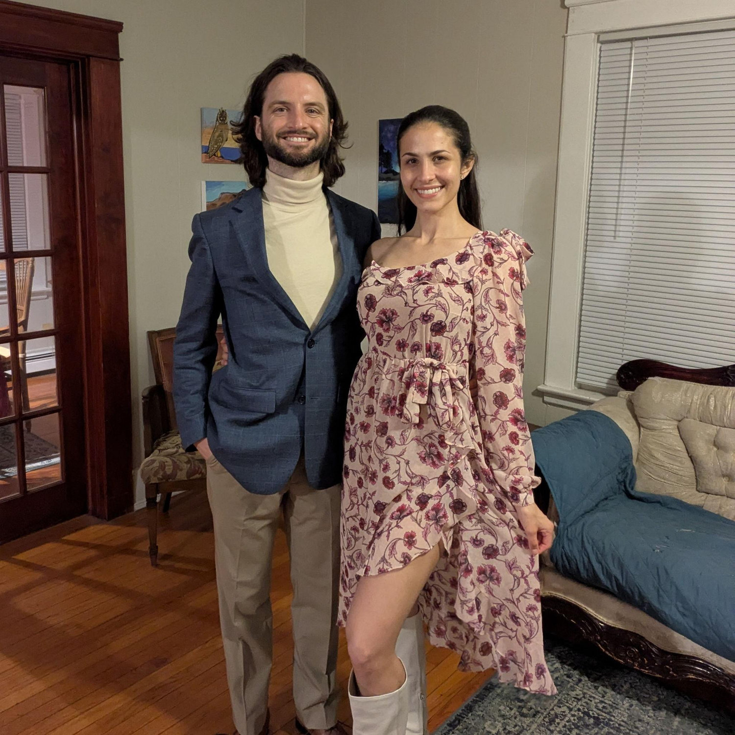 dressed up to see Chicago