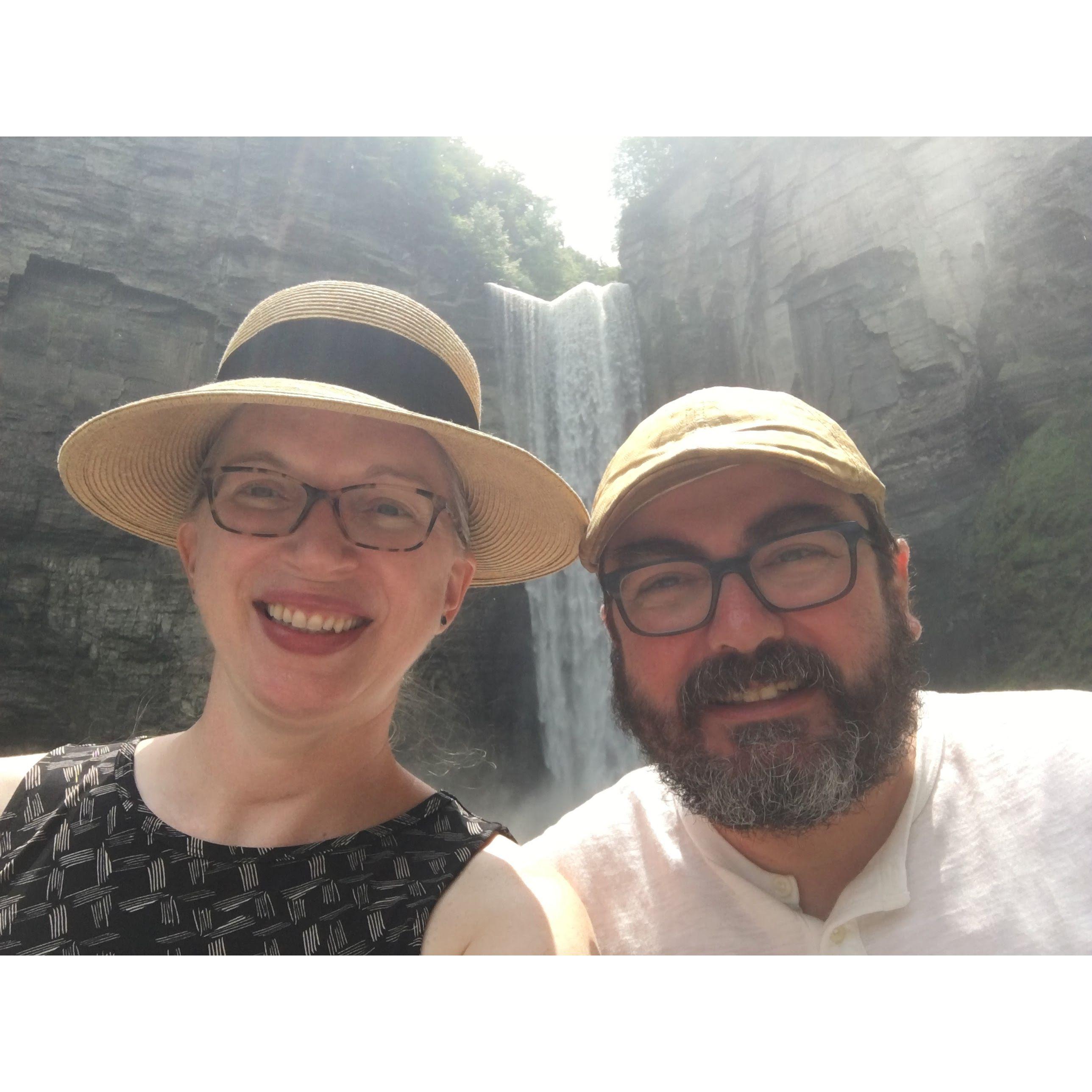 At Taughannock Falls near Ithaca, NY