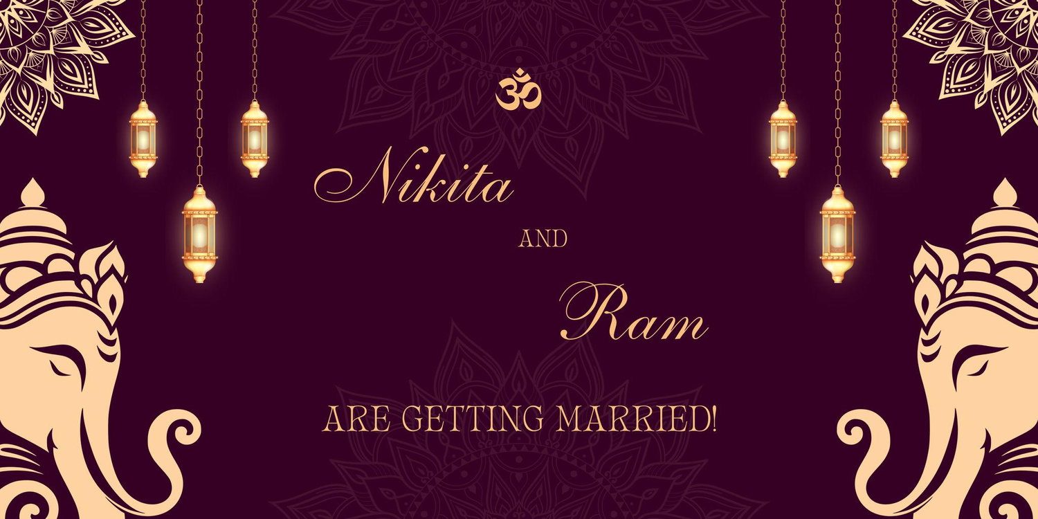 The Wedding Website of Ram Desai and Nikita Patel