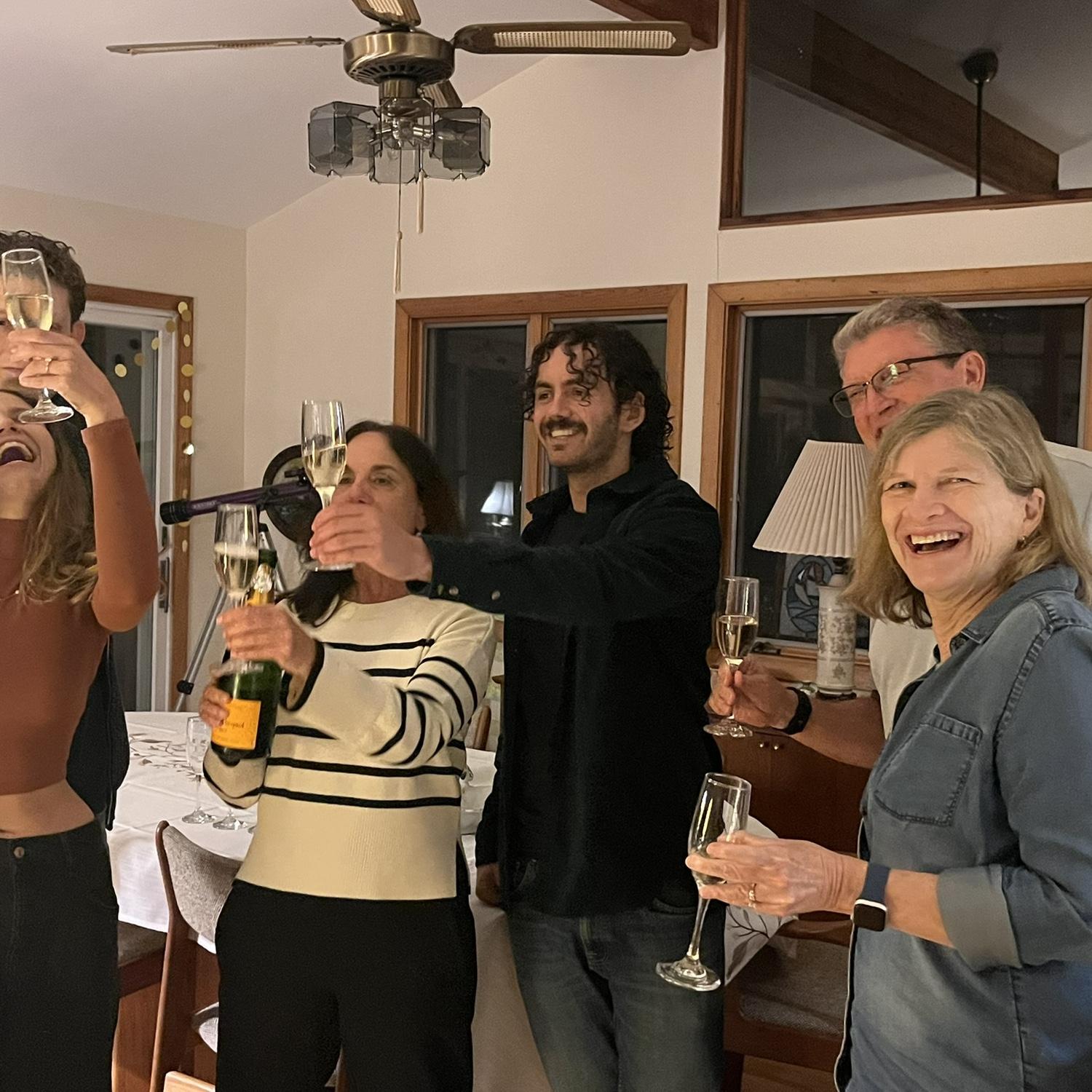 A surprisingly earnest engagement toast by Jake! 😊 #soft