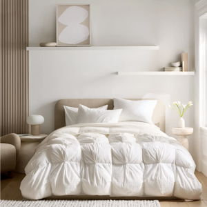 Cotton Pintuck Comforter - White, King/Cal King