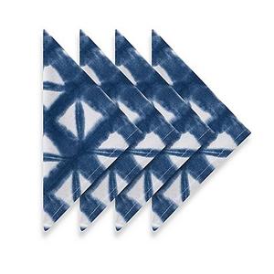 Harbee Printed Napkins in Blue (Set of 4)