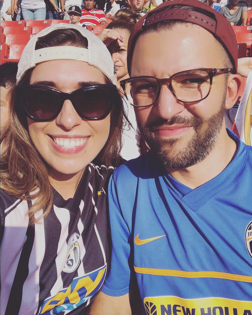 Angela’s first Juventus game
