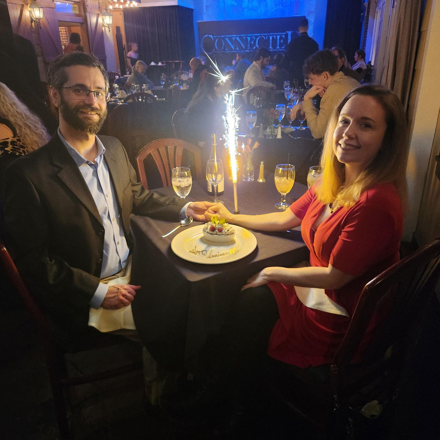 Our last date-versary before the wedding. :)