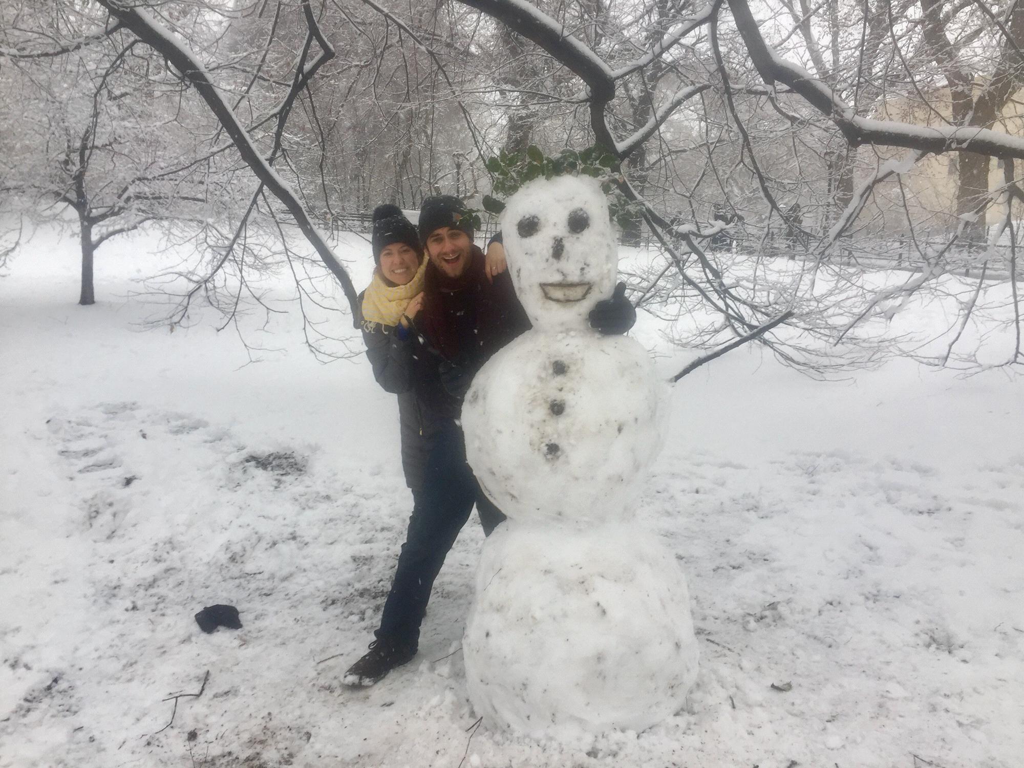Making new friends. Central Park. 2017.