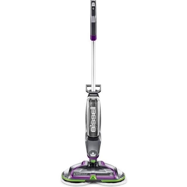 BISSELL® Spinwave Cordless Pet Hard Floor Spin Mop Cleaner 18V with washable mop pads for sealed hard floors, 23157