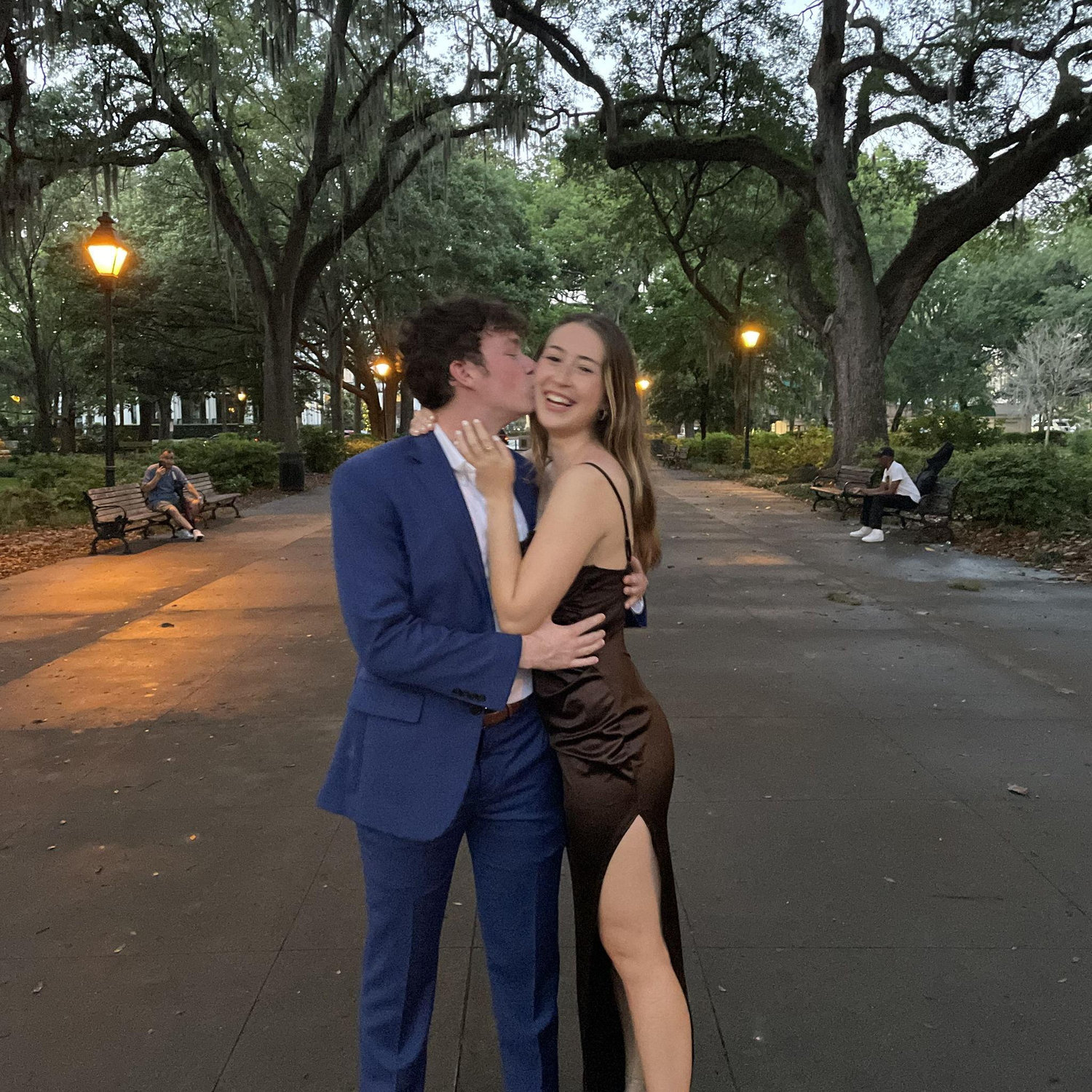 Sophomore year formal in Savannah, GA