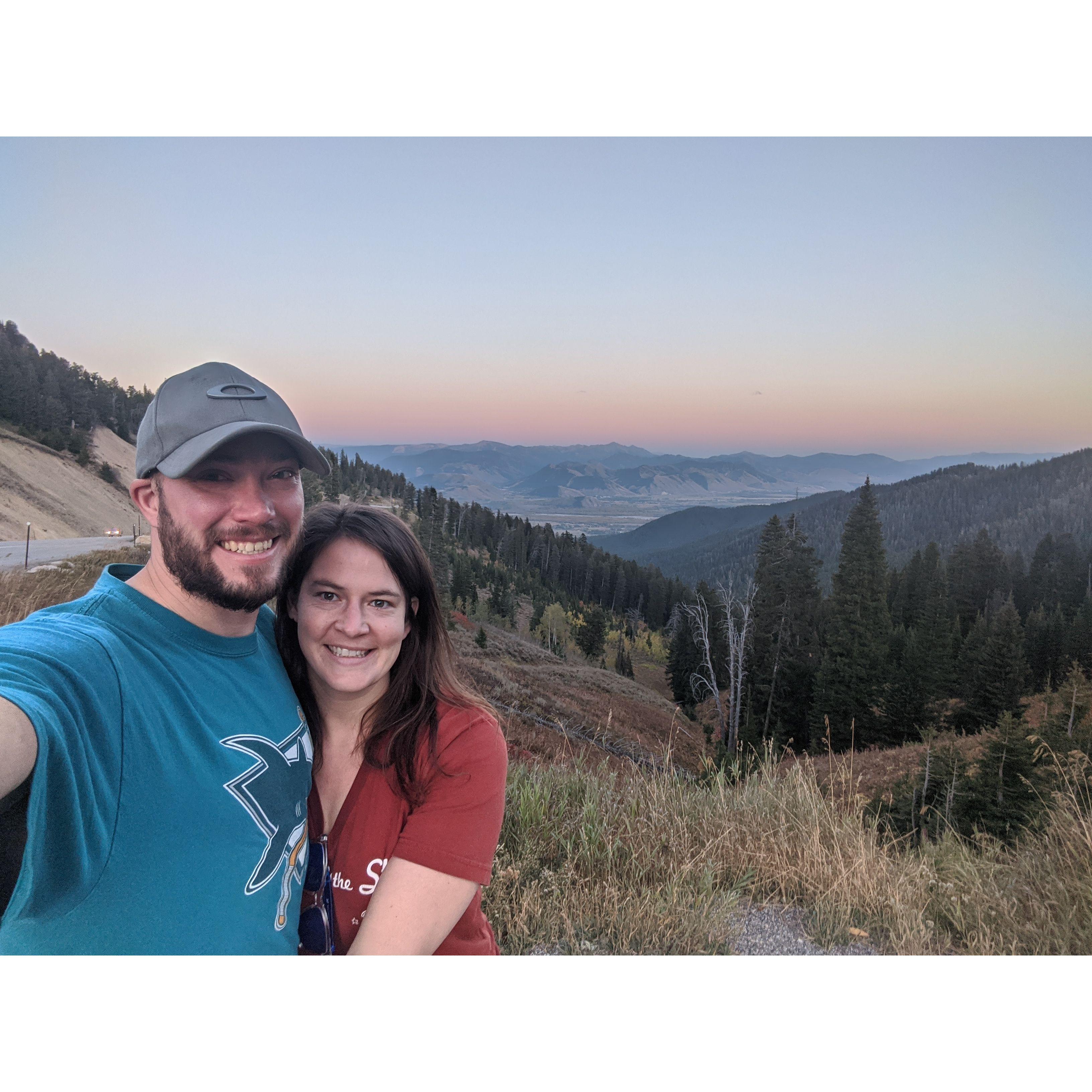 On our way to the Grand Tetons