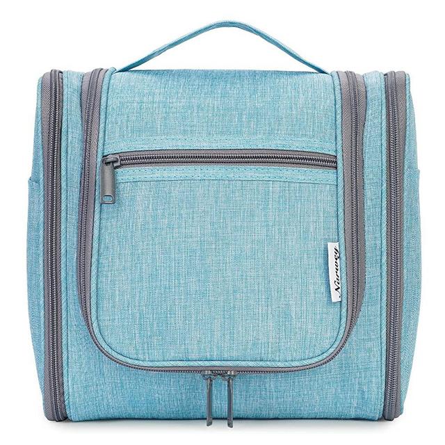 Hanging Travel Toiletry Bag Cosmetic Make up Organizer for Women and Men (Large, Sky Blue)