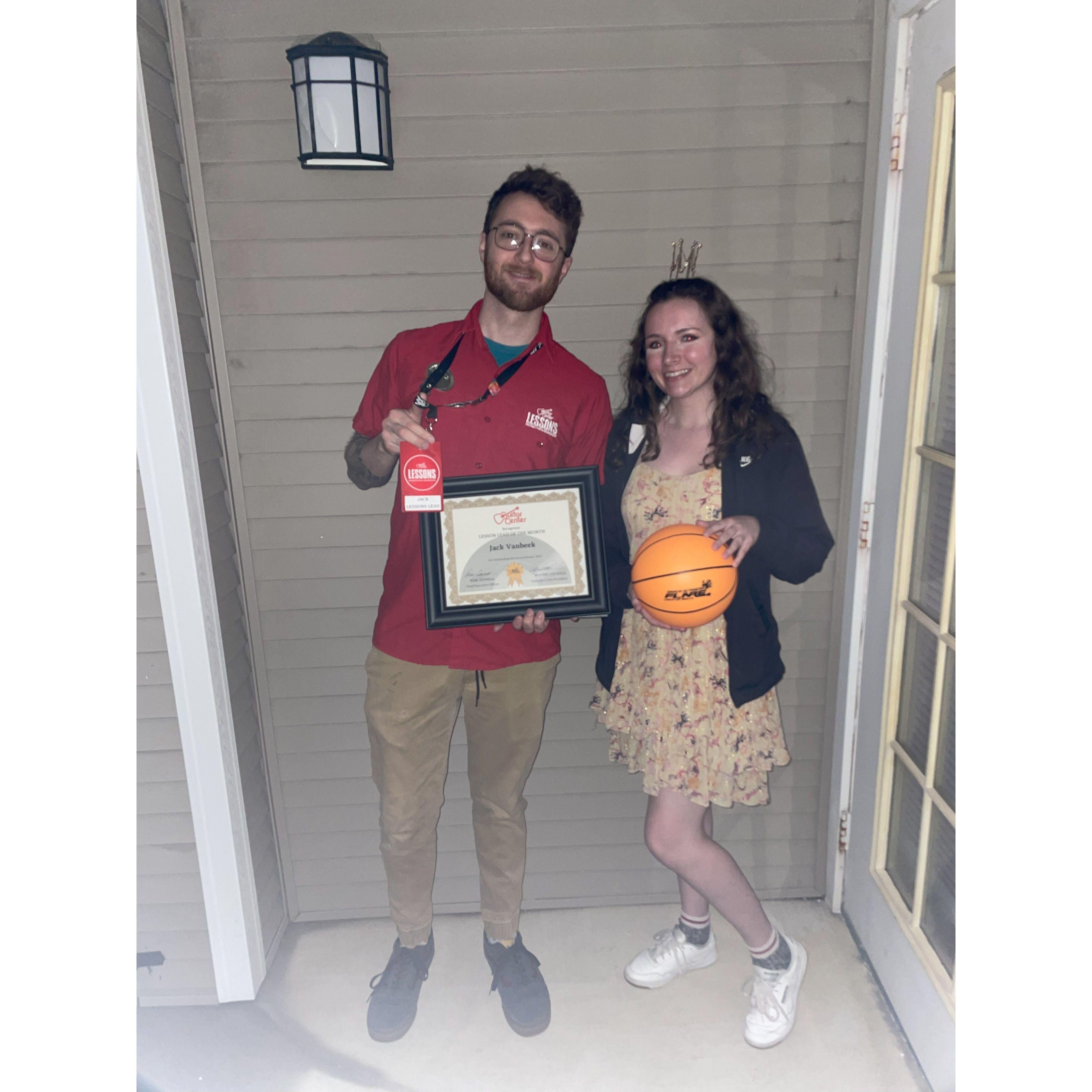 Dress as Your Childhood Dream Job Party 2023 

Anna (Basketball Dribbling Princess)

Jack (Guitar Center National Lessons Lead of the Month - DREAM ACHIEVED)