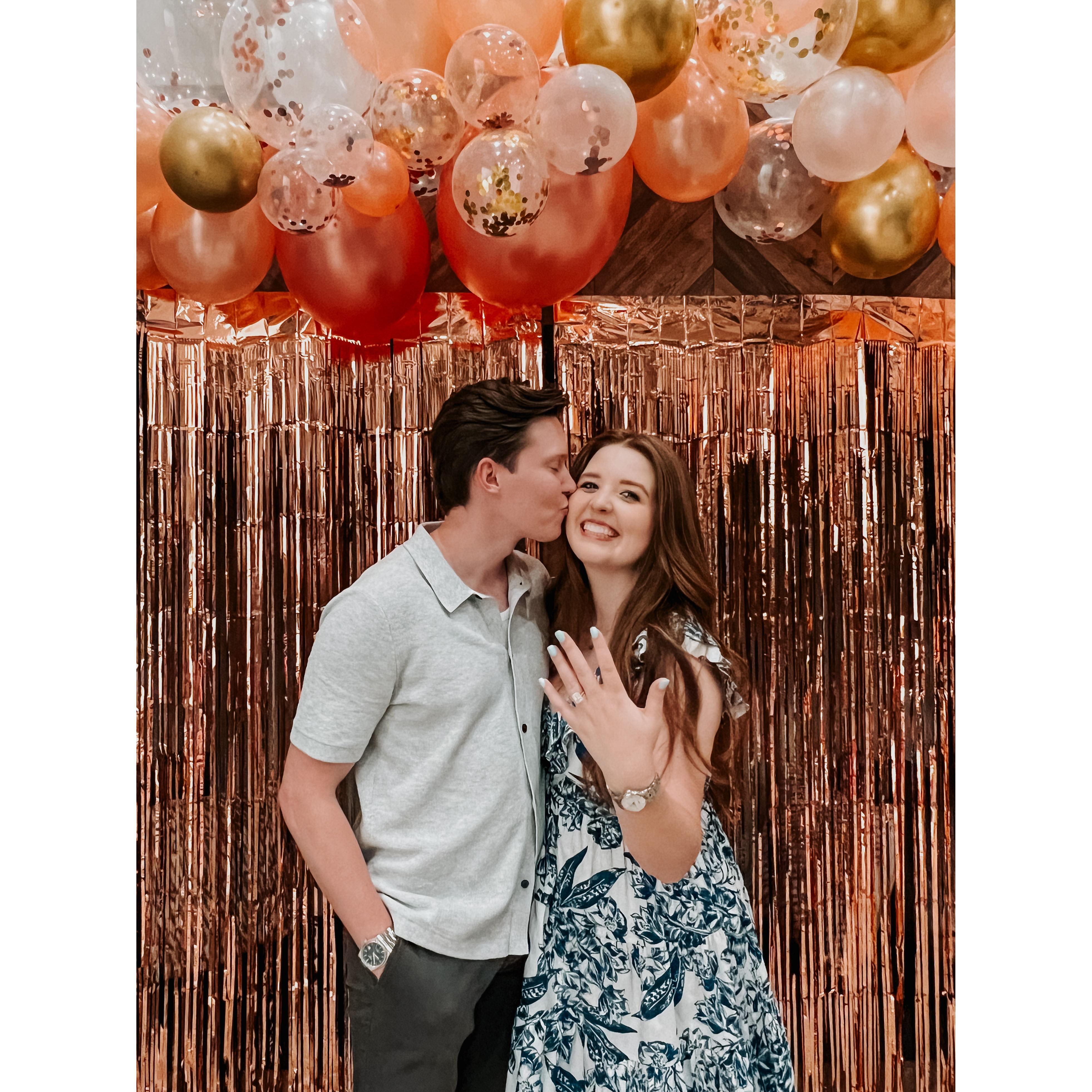 The day Rachel said"Yes!"