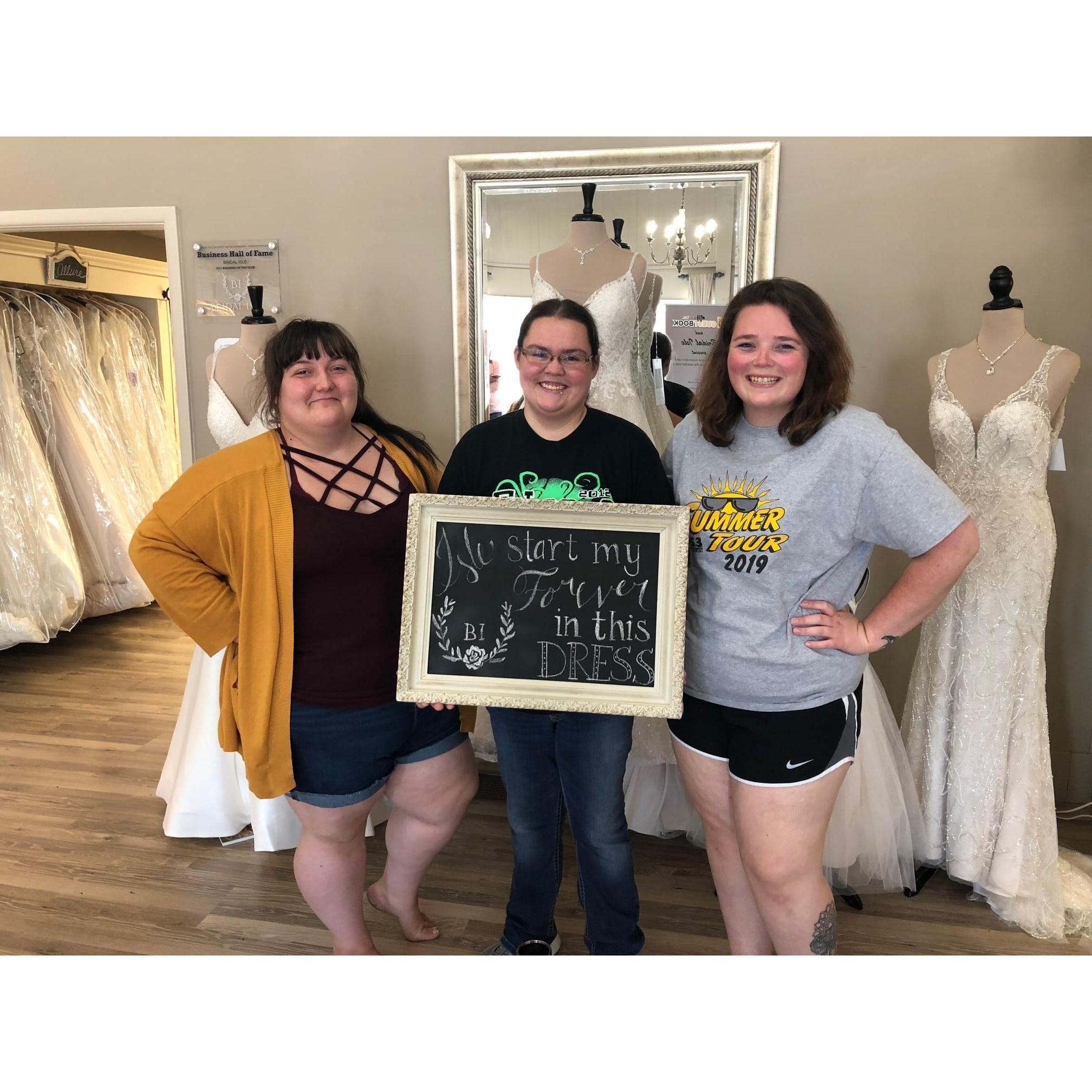 Finding my dress