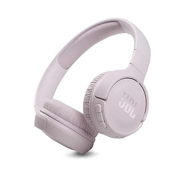 JBL Tune 510BT: Wireless On-Ear Headphones with Purebass Sound - Rose