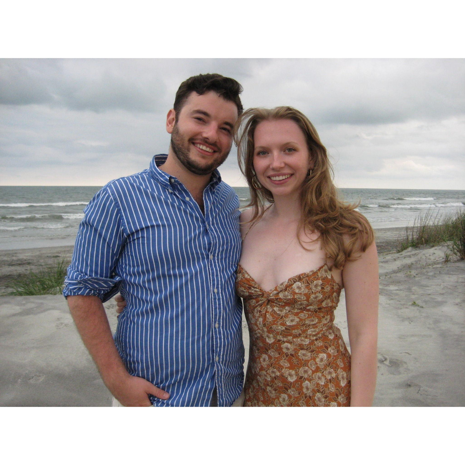 Cameron and Caroline's wedding gave us a lot of inspo - I mean we were on the beach - can I make it any more obvious??