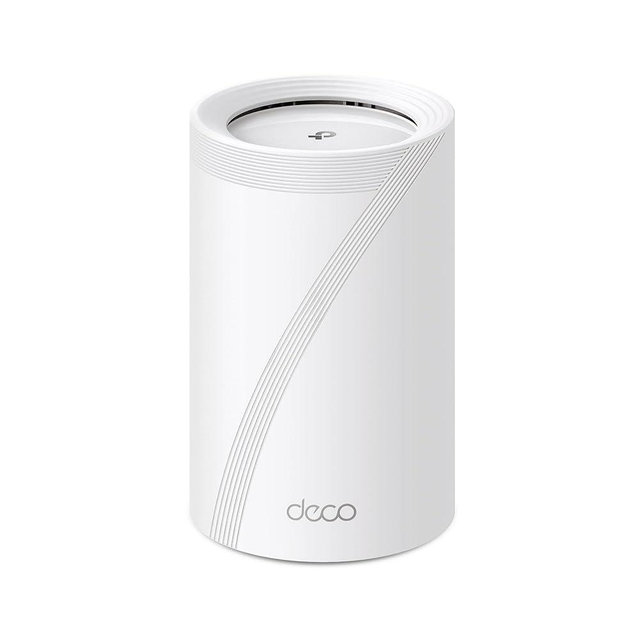 TP-Link 𝐃𝐞𝐜𝐨 BE63 Tri-Band WiFi 7 BE10000 Whole Home Mesh System- 6-Stream 10 Gbps, 4x 2.5G Ports Wired Backhaul, 4x Smart Internal Antennas, VPN, MU-MIMO, HomeShield, Free Expert Support (1-Pack)