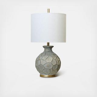Round Transitional Moulded Table Lamp