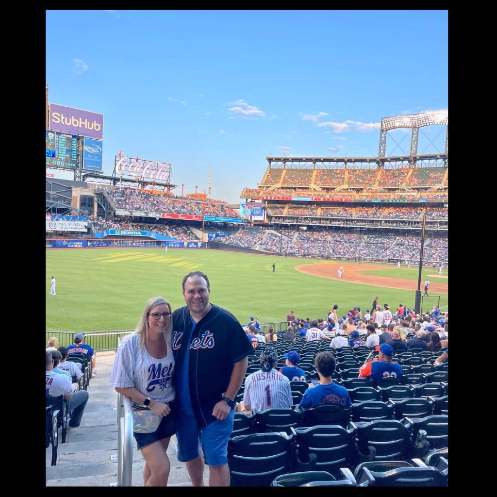 Great seats at Citi Field for our first Met game together
Summer 2021