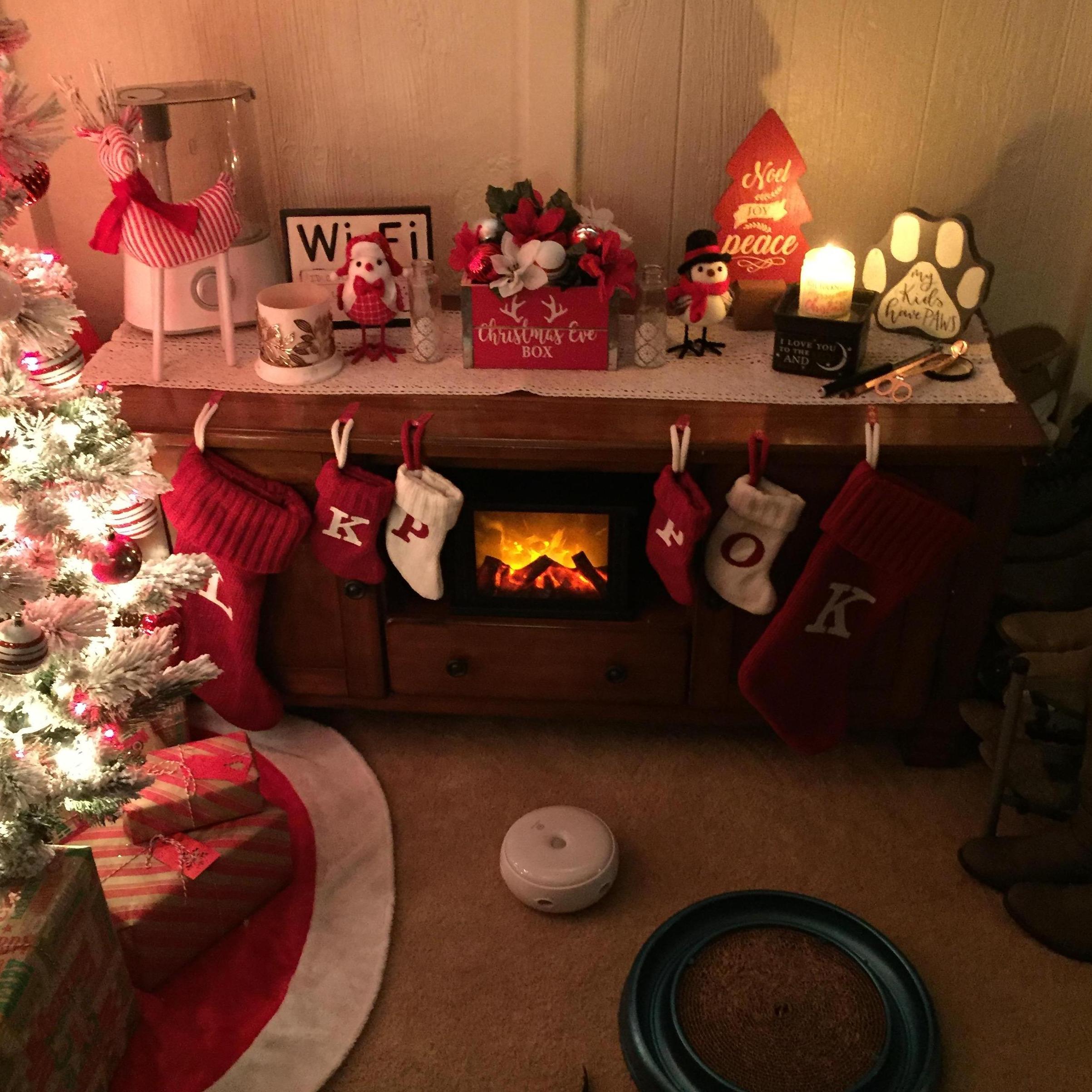 and fireplace, duh!