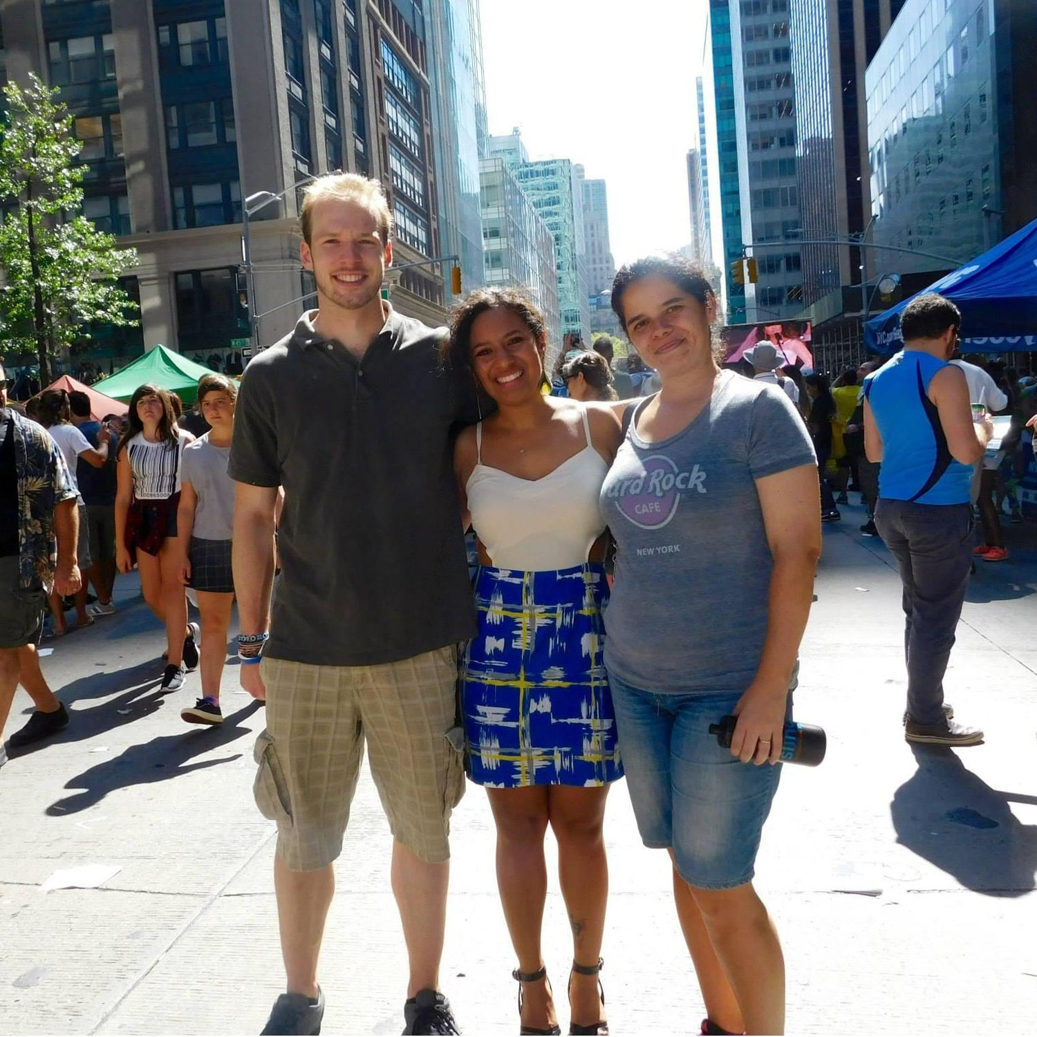 2015 Brazilian Day Parade in NYC with our dear friend Kari