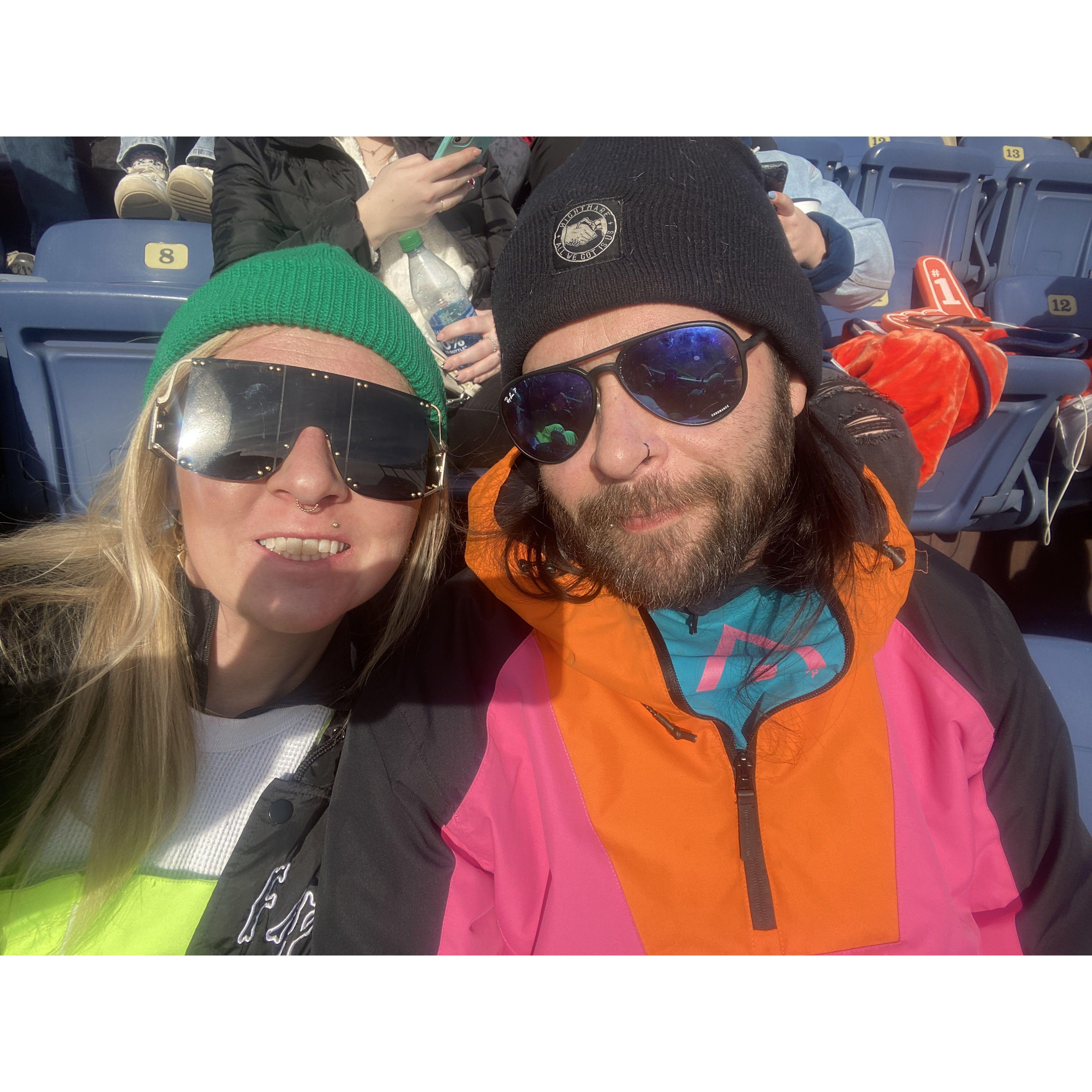 Always Hi-Vis in our neon gear