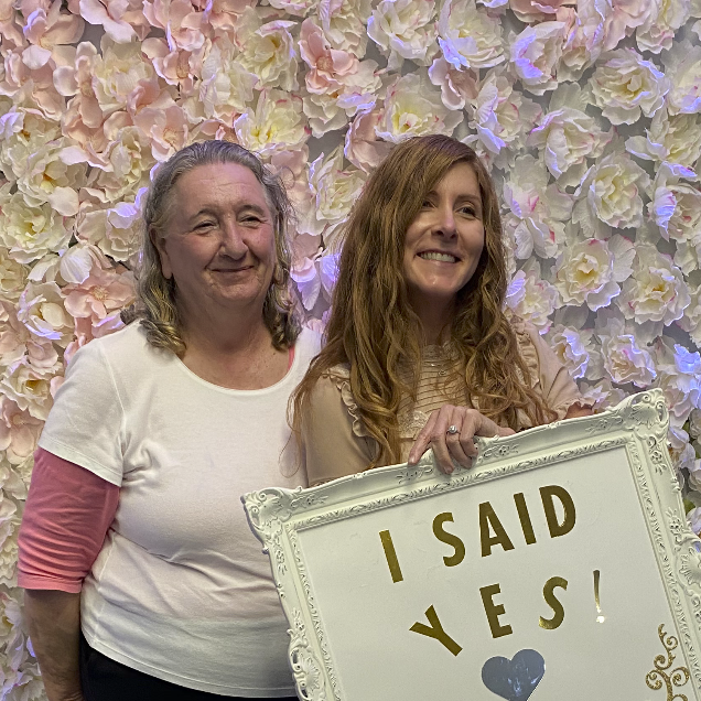 Mom...Thank you for making the wedding of my dreams come true...