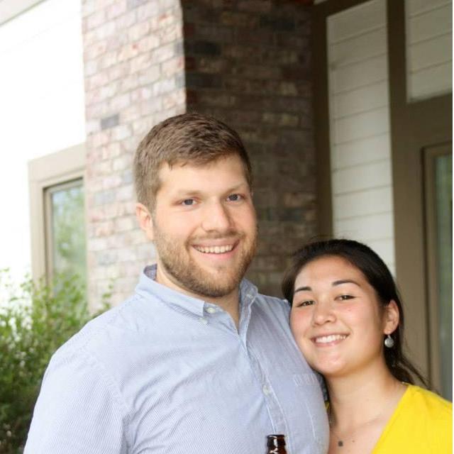 Here we are at the BBQ before Peter and Julie's Wedding