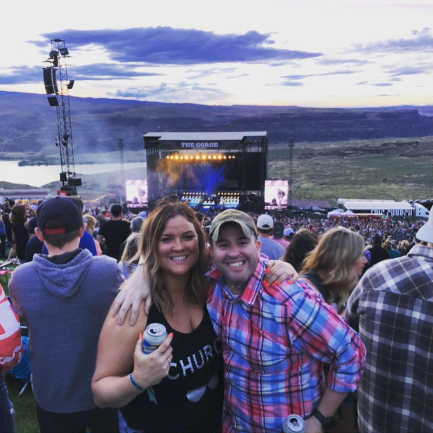 Eric Church at the Gorge - Columbia River - June, 2019