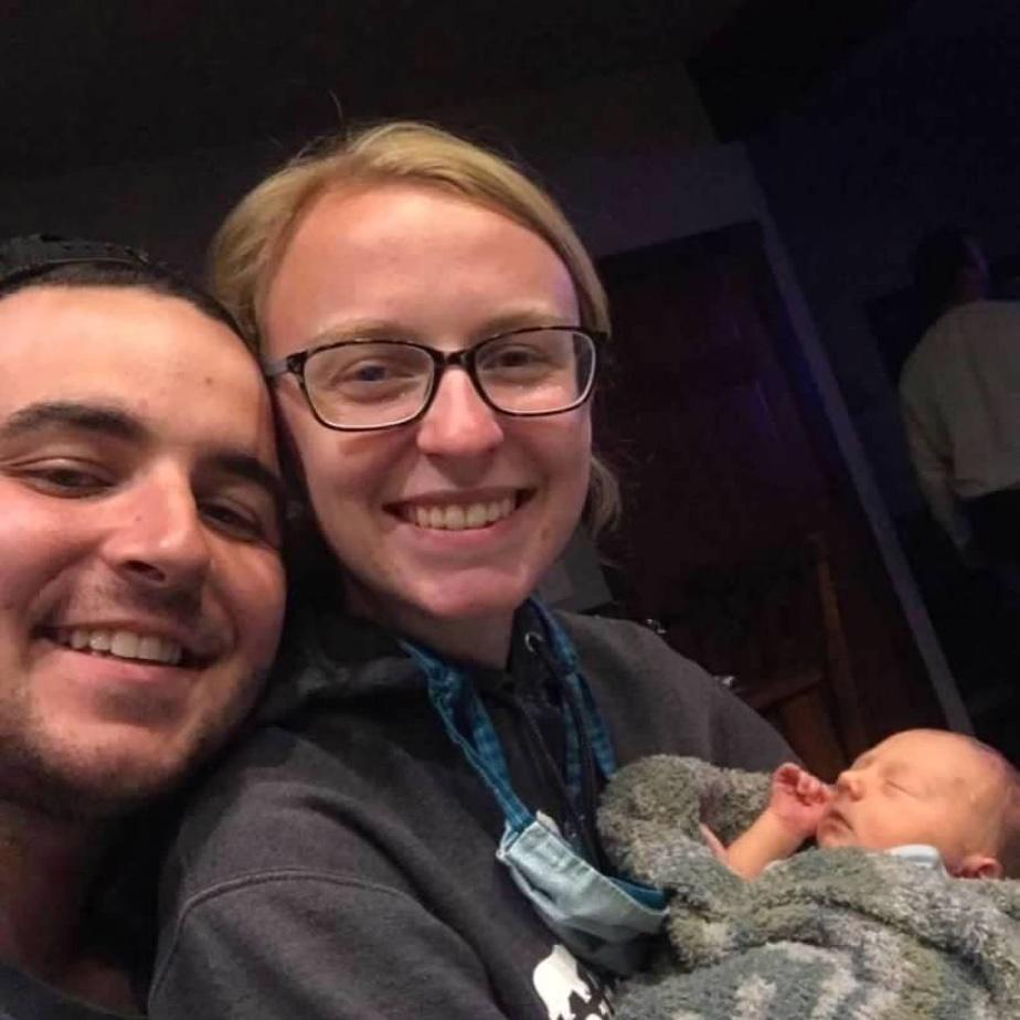 Alexa was fortunate to be able to make a trip to meet Chase's nephew Ripp when he was just two days old! Alexa picked Zoë up for the surprise, and it is one of the couple's favorite memories!