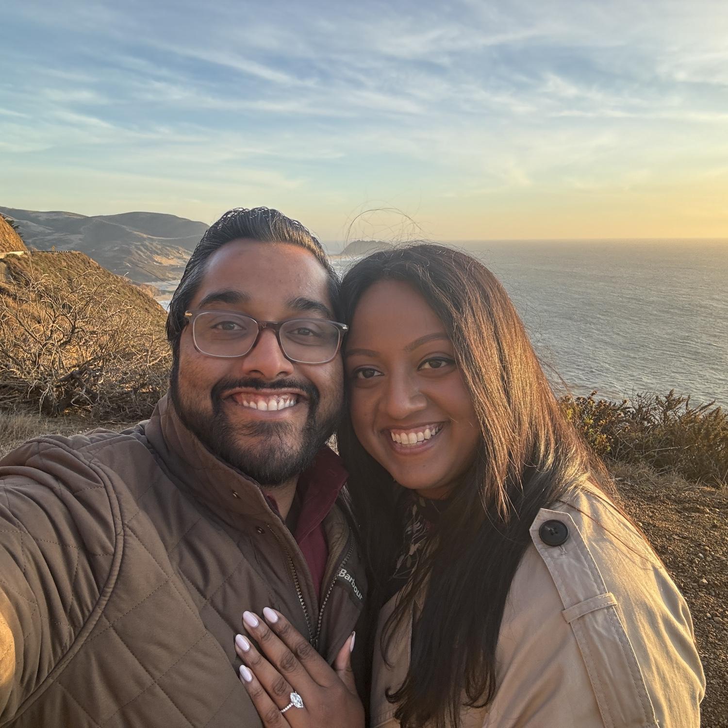 Celebrating Justin’s birthday with a gorgeous California sunset!