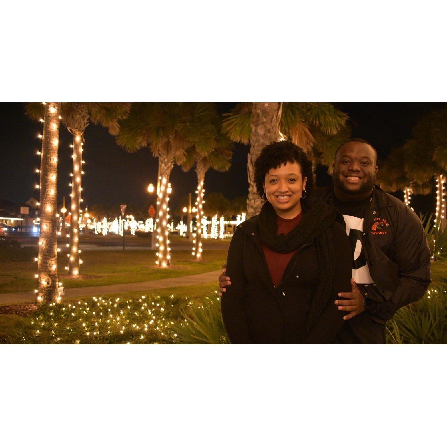 2018 - Seven Year Anniversary - in St. Augustine very close to our now wedding venue. :)
