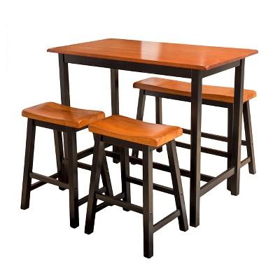 Pomeroy 4pc Dining Set Walnut - Christopher Knight Home
